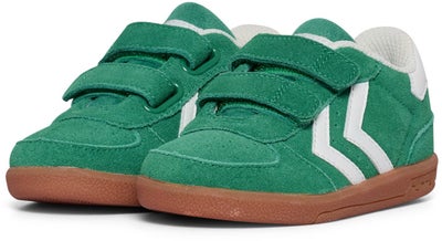 Hummel Victory Suede II Infant Sneakers, Pepper Green