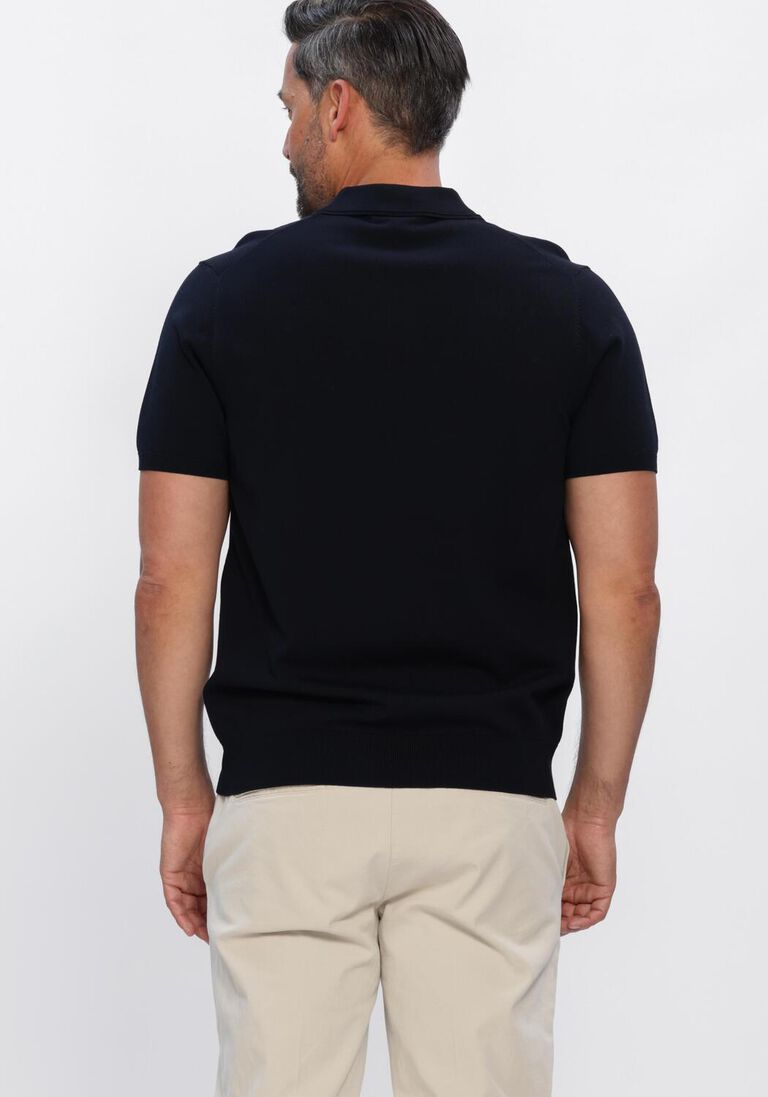 donkerblauwe profuomo polo polo ss luxury basic