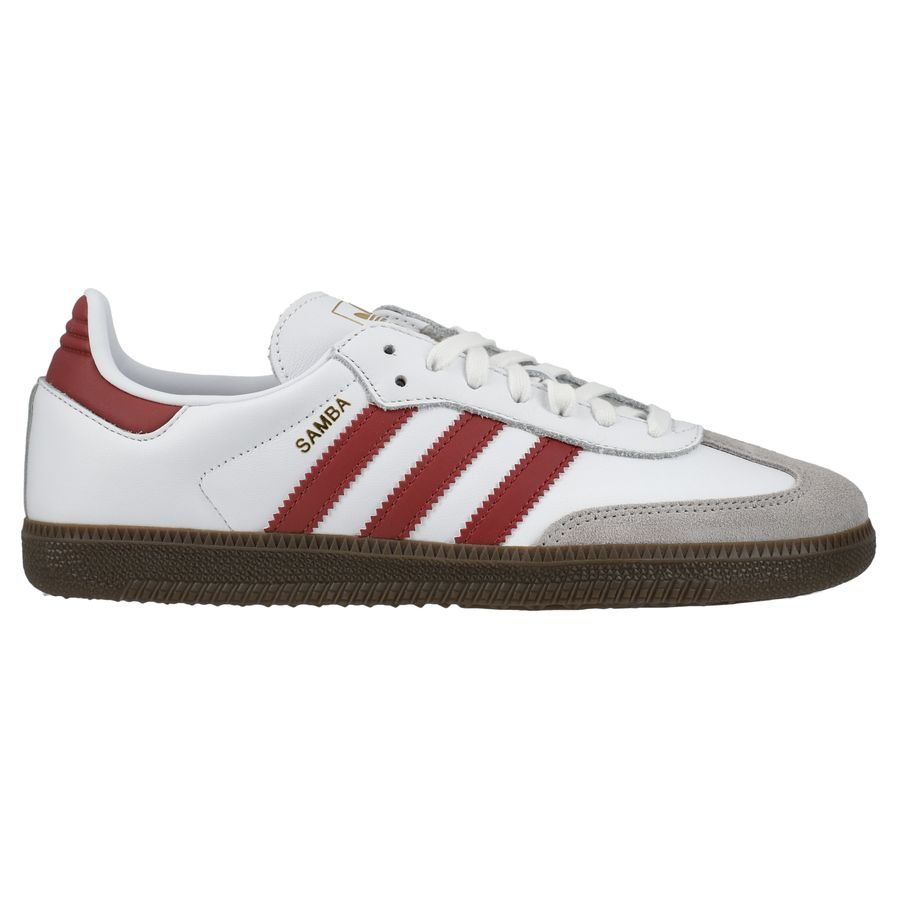 adidas Original Samba OG - Blanc/Preloved Red/Gris