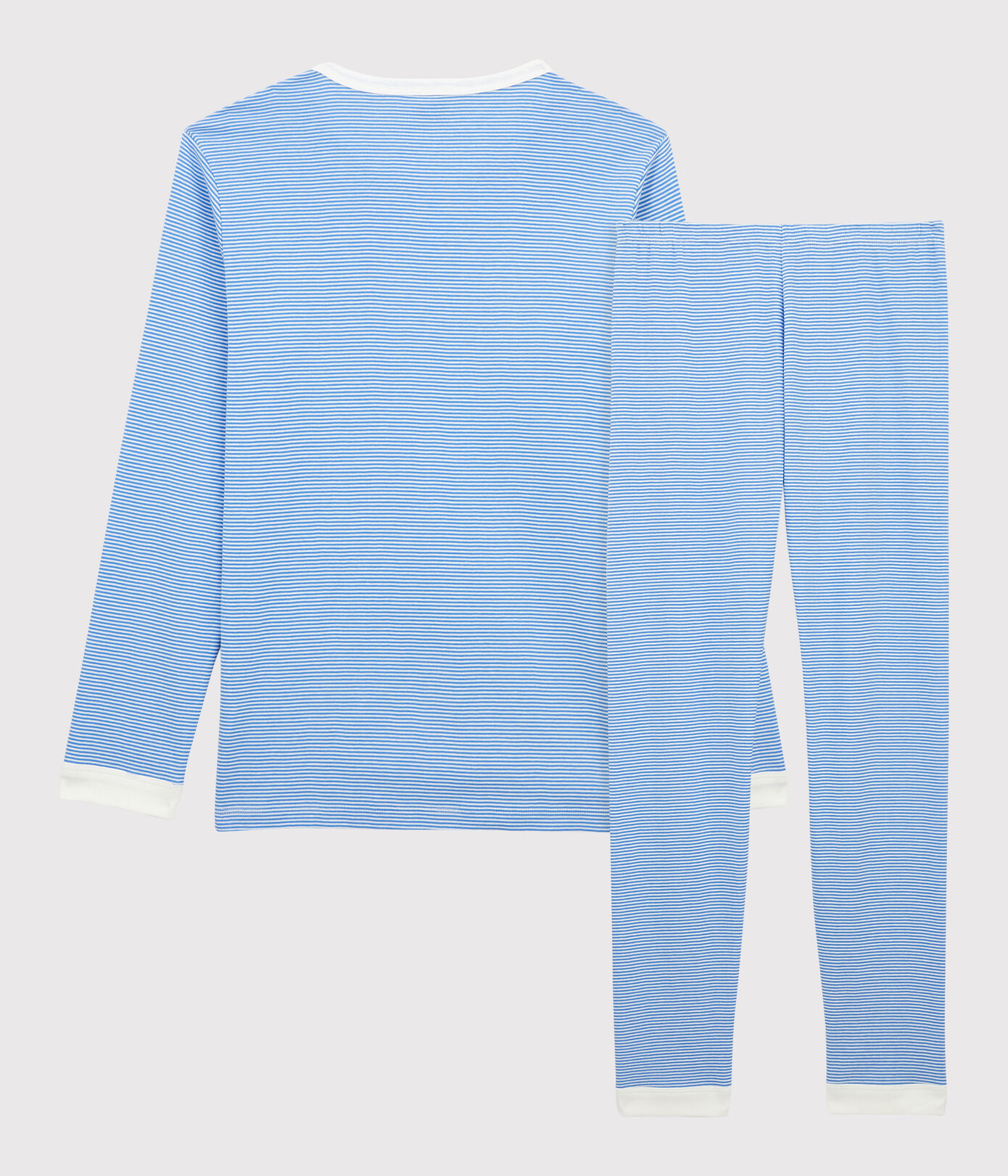 Pyjama milleraies bleu fille/garçon en coton biologique