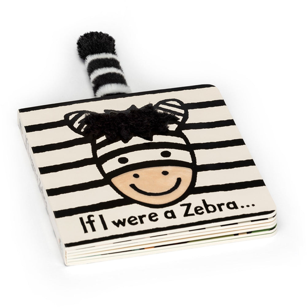If I were a Zebra Pap Bog - Jellycat → Luksusbaby.dk