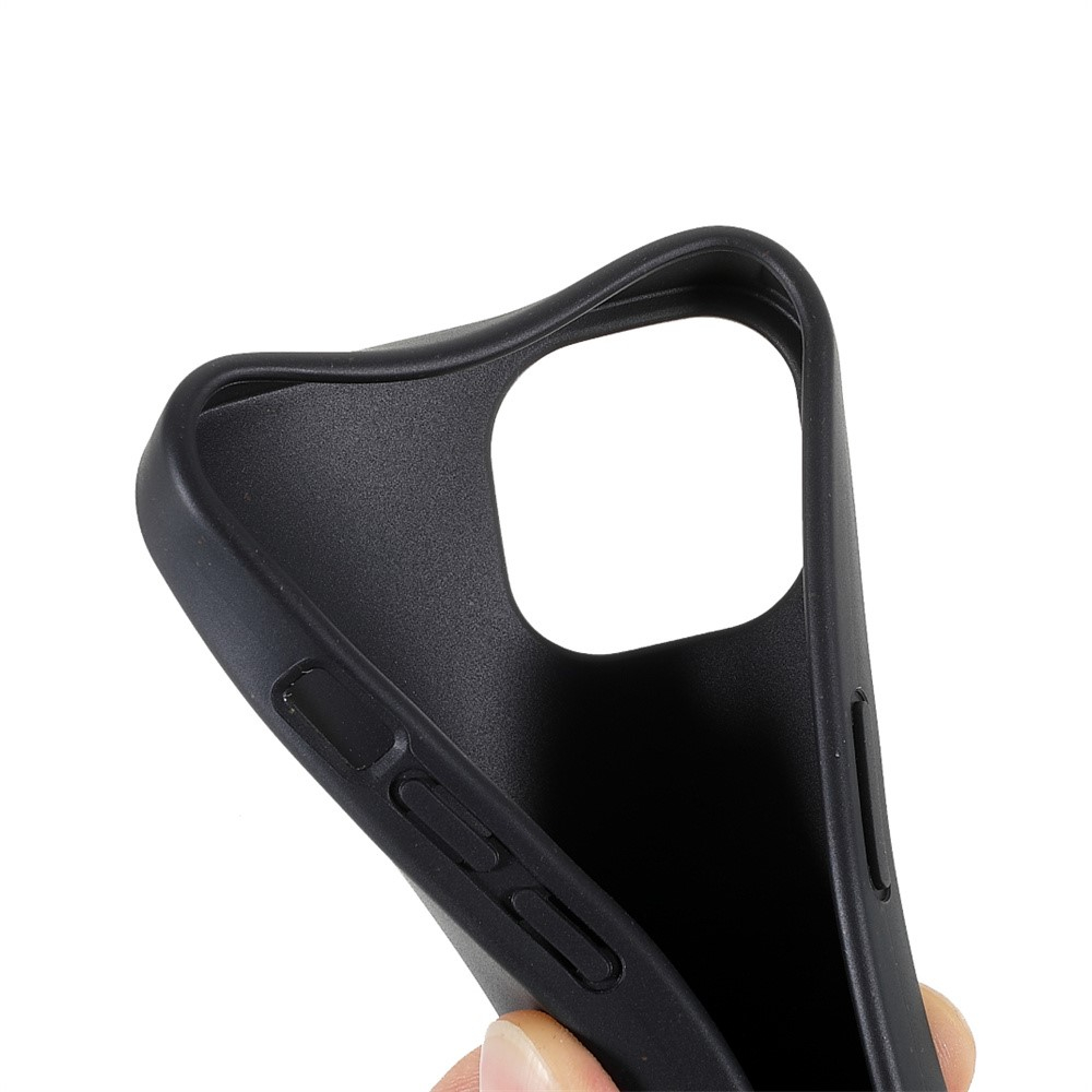 iPhone 15 Bio Gummi Schutzhülle Eco Friendly Nachhaltig Kompostierbar - Schwarz
