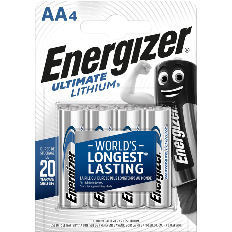 Energizer Batterien Ultimate Lithium, AA/LR06, 4 Stück