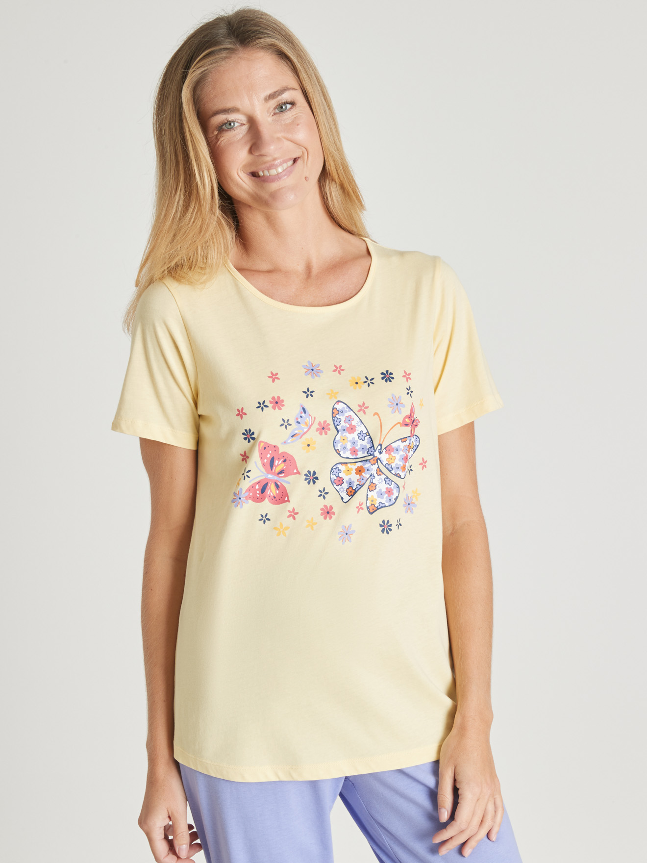 Tee-shirt de pyjama pur coton