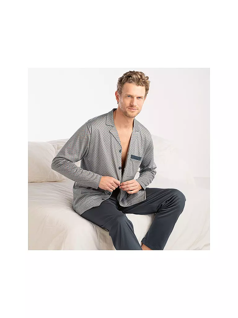 ISA Pyjama hellgrau