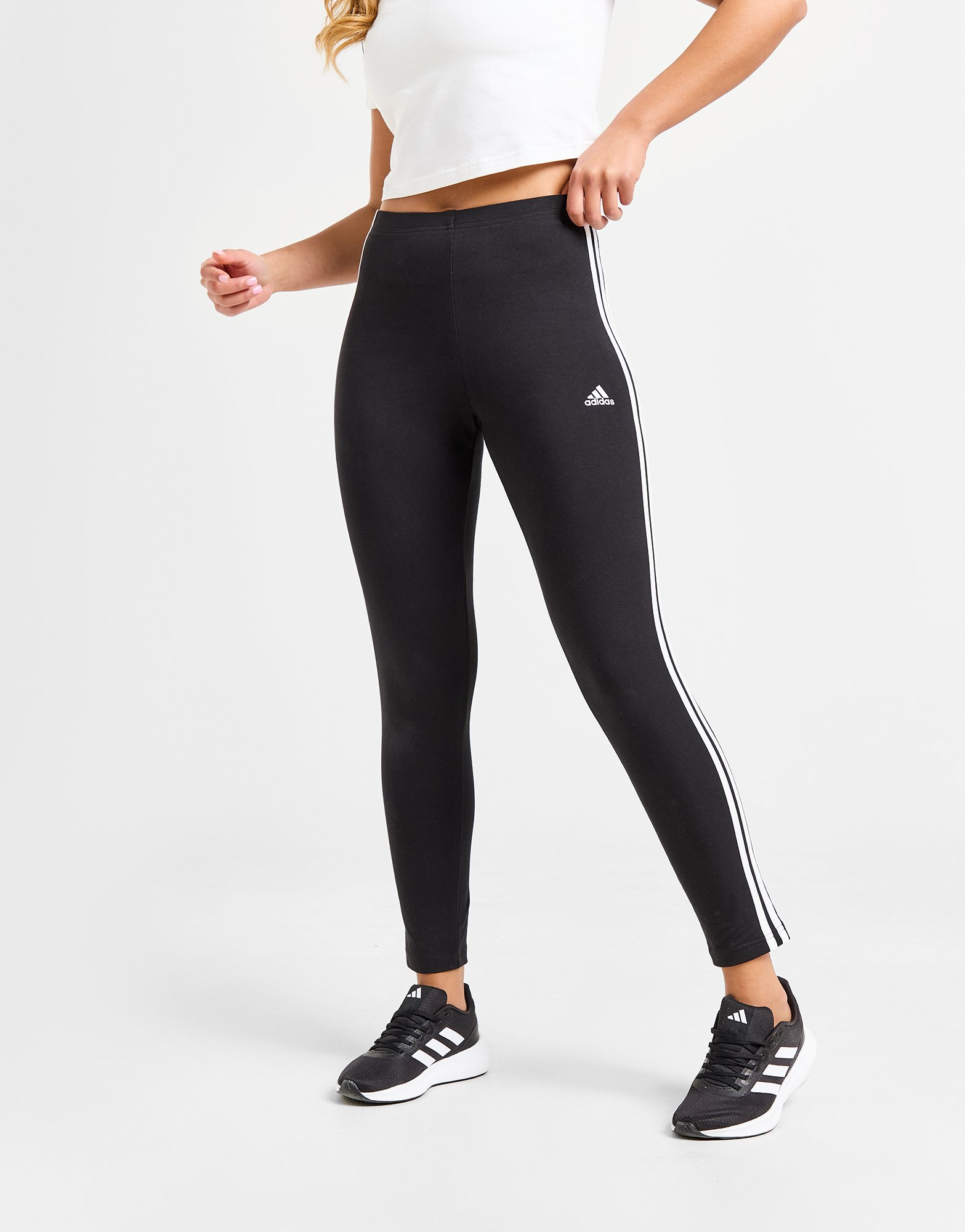 adidas Legging taille haute en jersey Essentials 3-Stripes