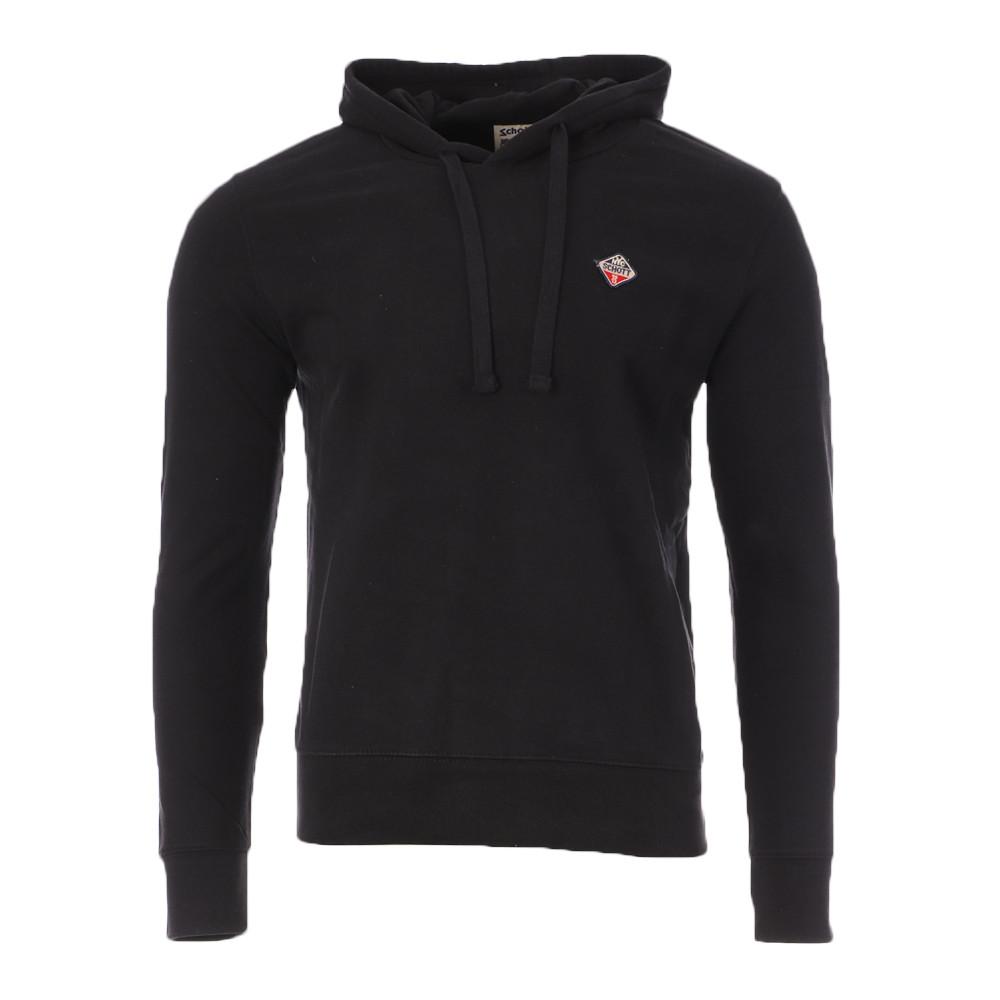 Schott Sweat à capuche Noir Homme Schott Badge