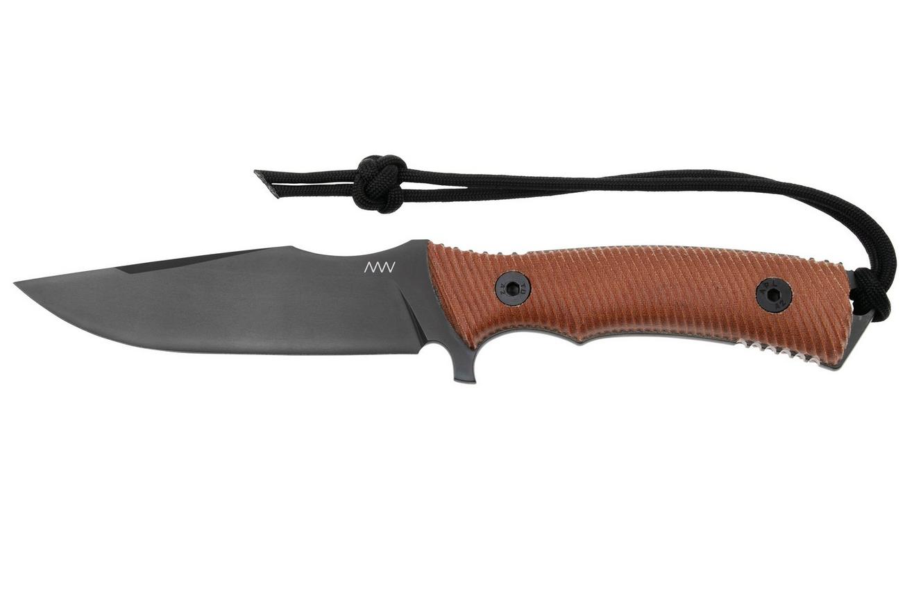 ANV Knives M311, M311-065 Brown Micarta, DLC Elmax, vaststaand mes