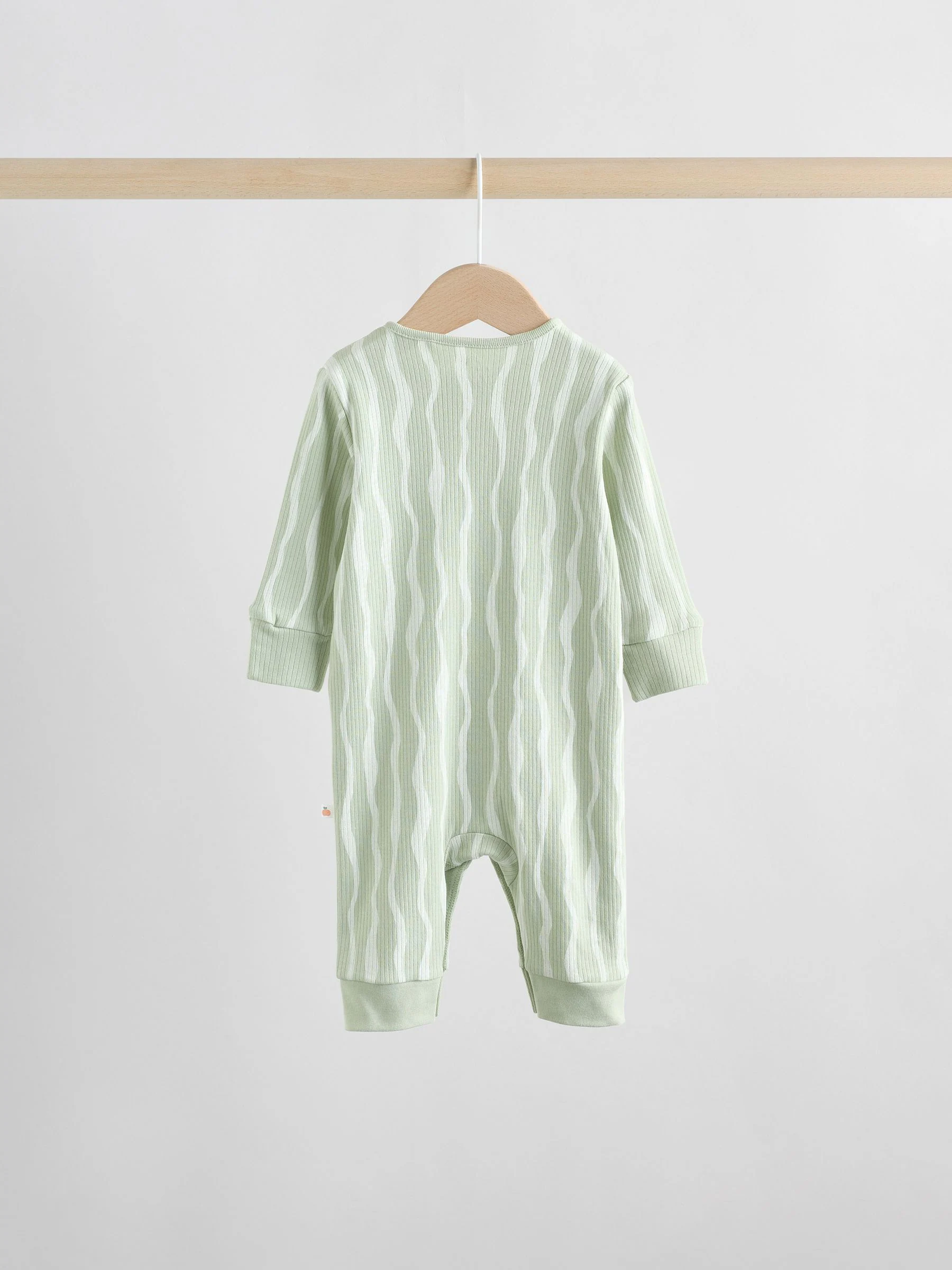 Geel - Set van 3 baby pyjama's zonder voetjes met figuurtjes (0mnd-3jr)