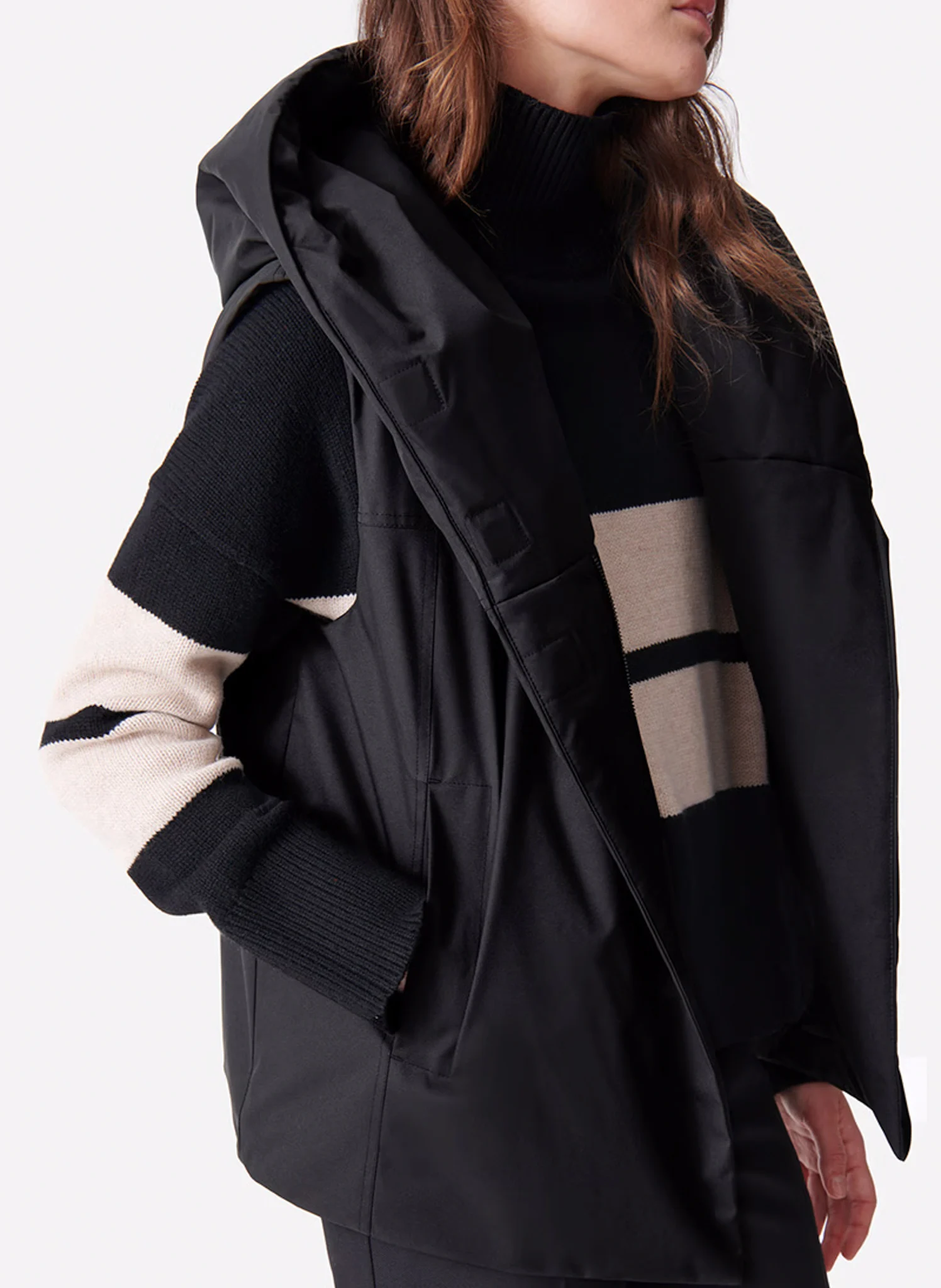 DARIEL - Veste à capuche | Noir