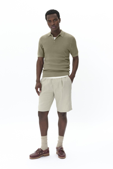 Matinique taupe heren polo