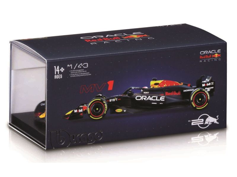 BBurago Red Bull Racing F1 RB20 Verstappen 2024 1:43 Sammlermodell im Massstab 1:43
