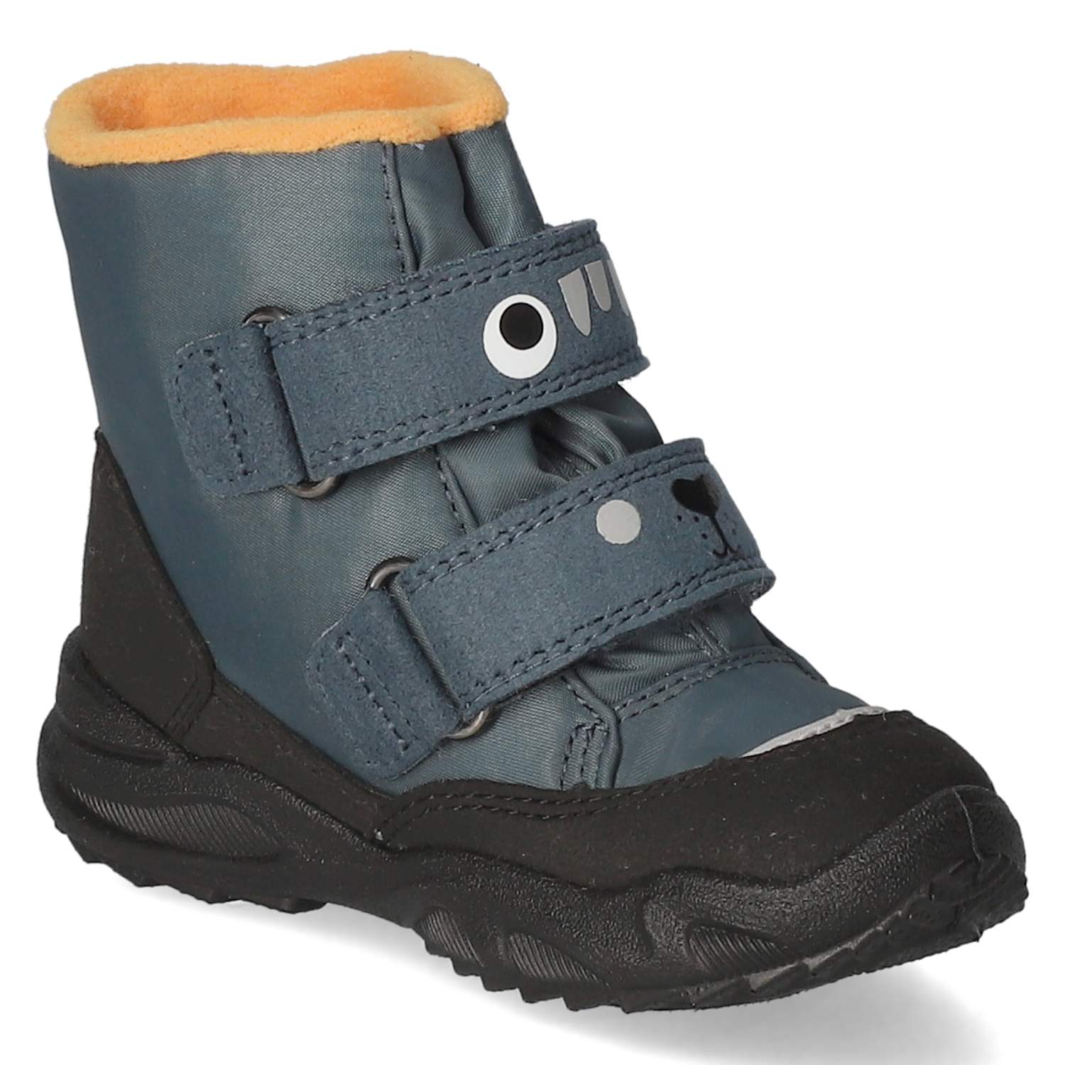 Superfit Winterstiefeletten GLACIER - petrol/schwarz/orange