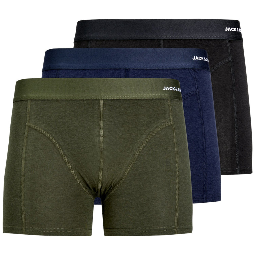 Køb Jack & Jones Junior Forest Night Basic Bambus Boxershorts 3-pak Noos