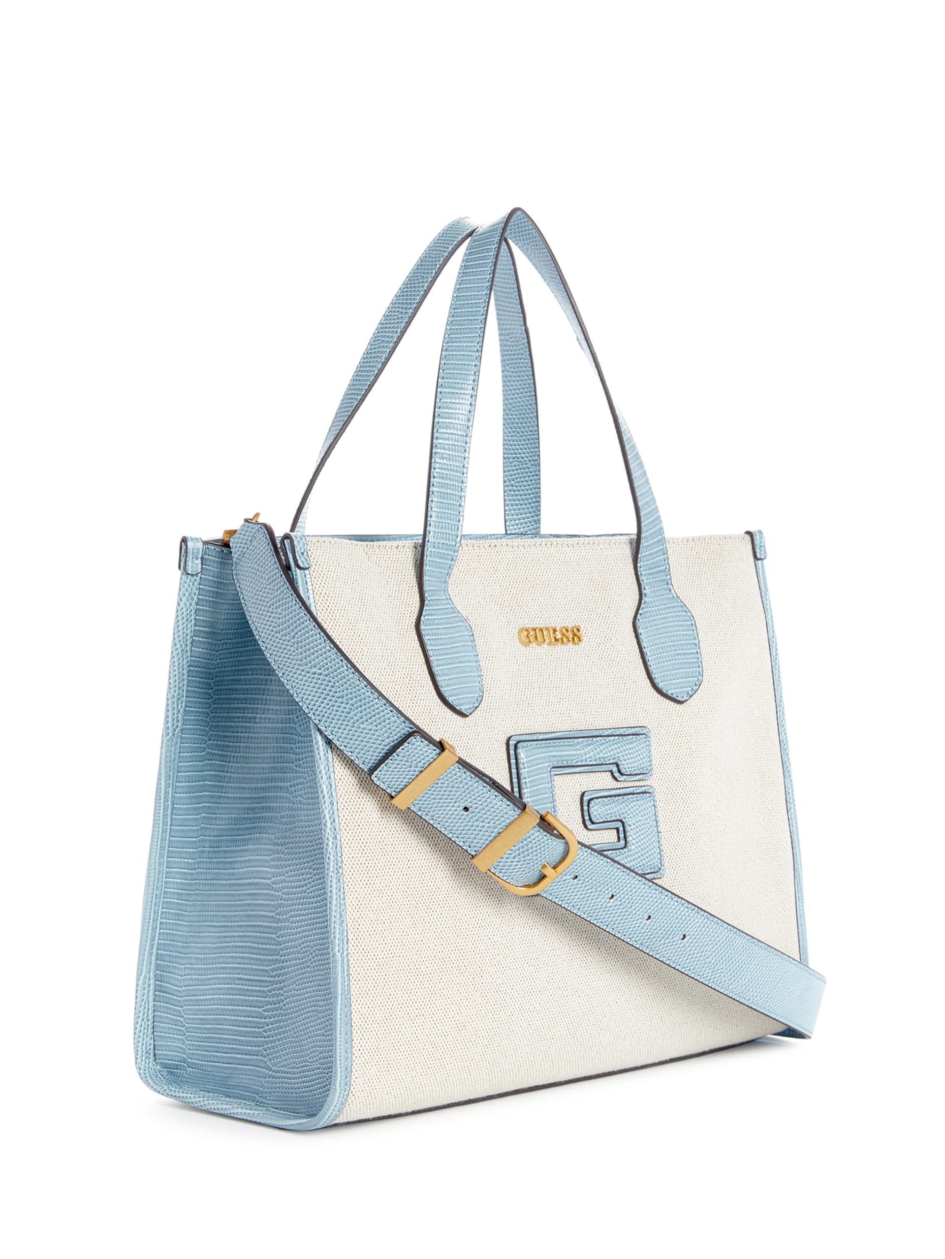 Bolsa tote G Status com estampa de cobra