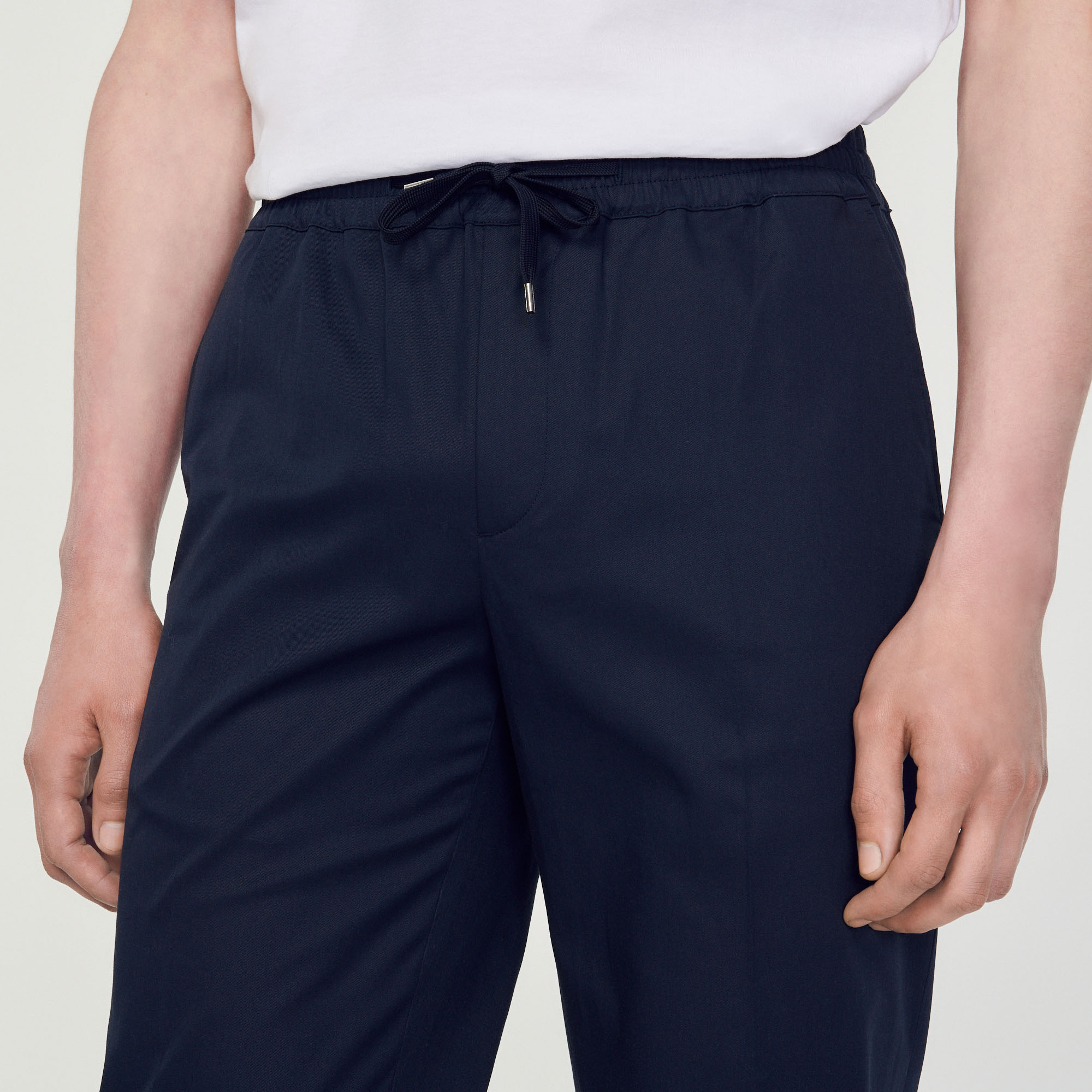 Pantalon droit elastique