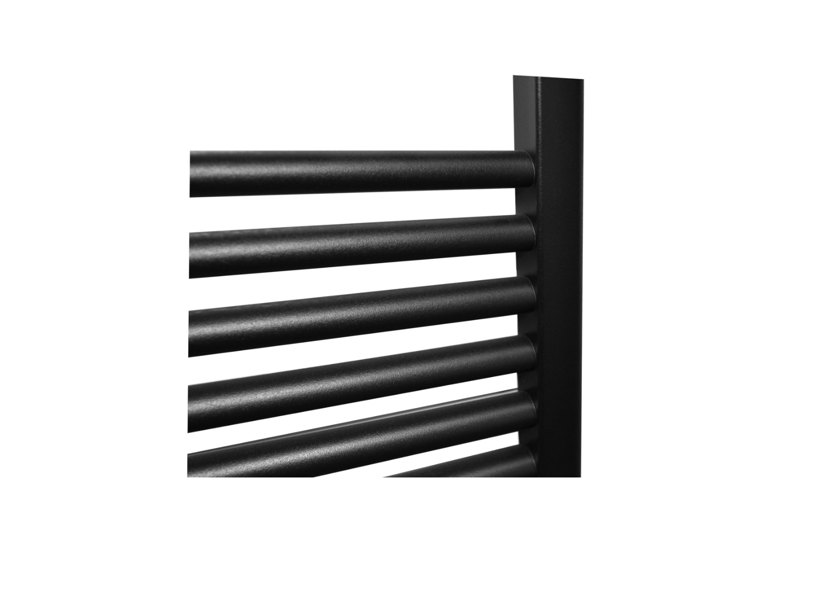 Sanicare design handdoekradiator 60x112cm zwart mat