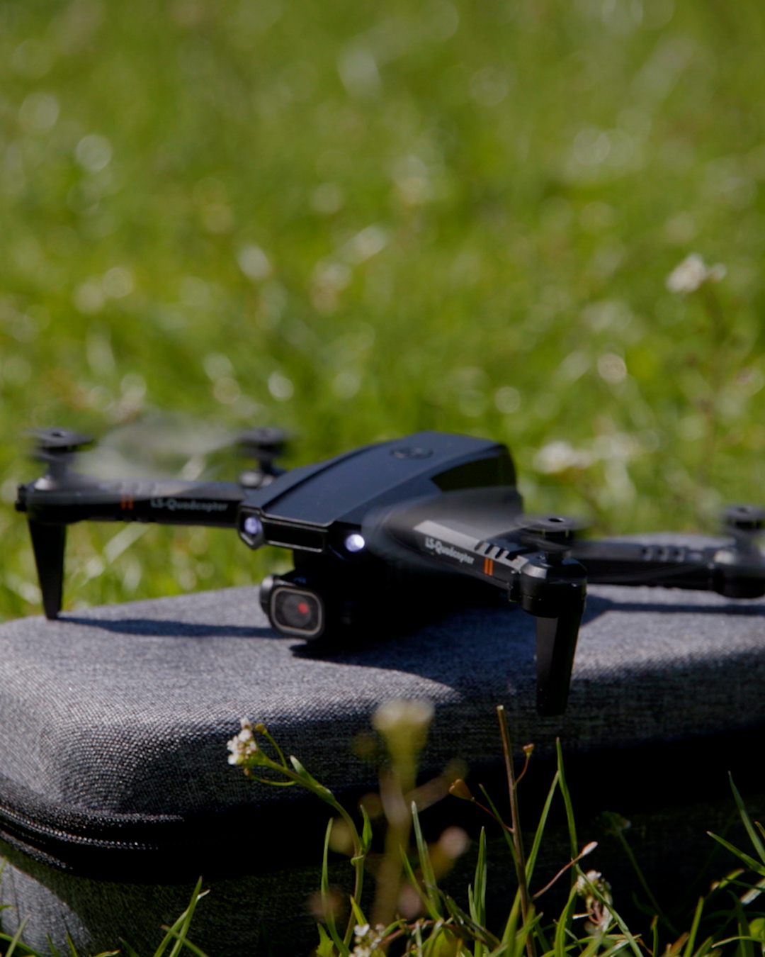 WiFi Faltbare RC Quadrocopter GPS Drohne 180° Kamera Video Live-Übertragung   Fernbedienung - Schwarz