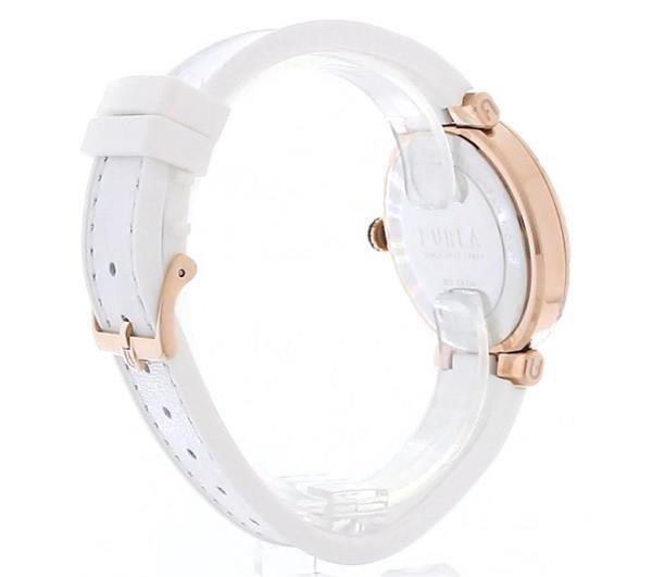 Furla Ladies Furla Block White Rose Watch WW00011003L3