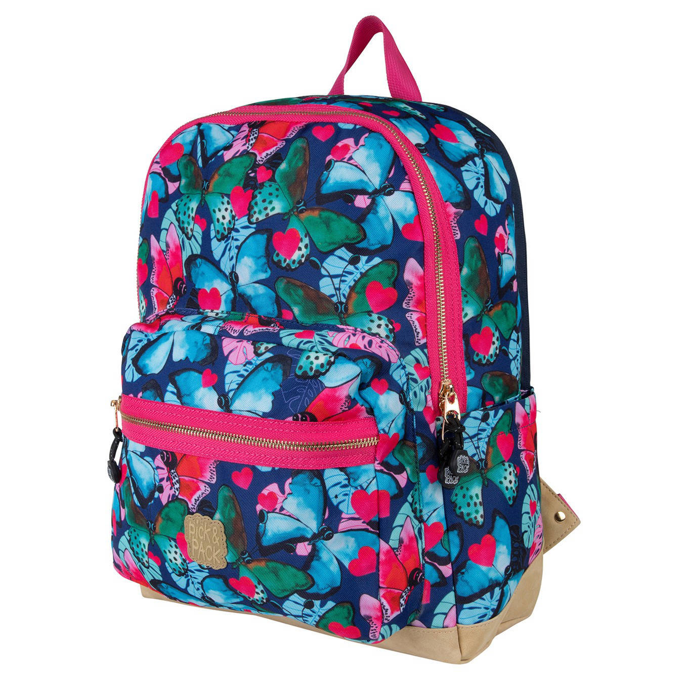 Pick & Pack rugzak Beautiful Butterfly L blauw