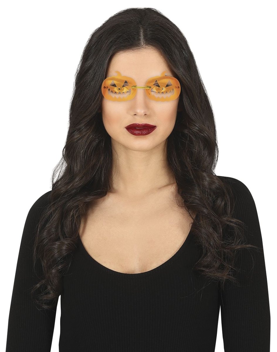 Halloween Bril Oranje Pompoenen