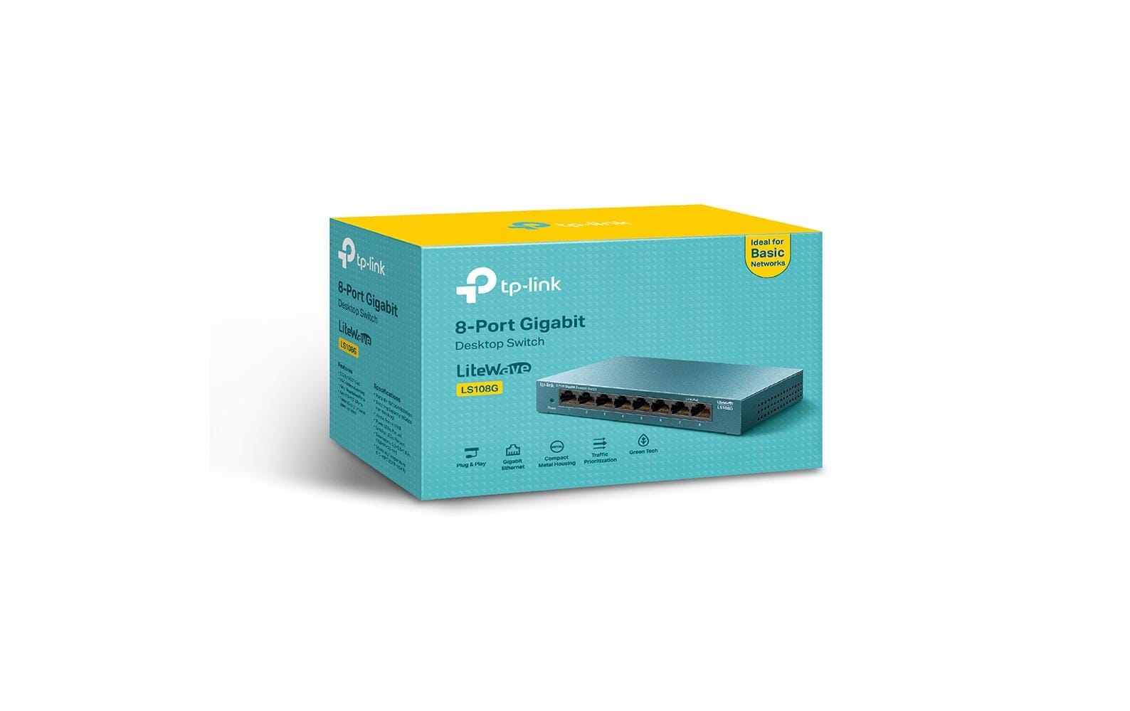 Switch LS108G 8 Port8-Port Desktop Switch (10/100/1000Mbps)