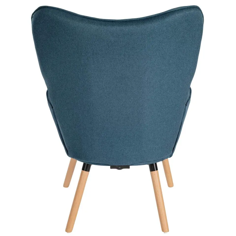 CLP Fauteuil Garding natura Frame - Stof - blauw