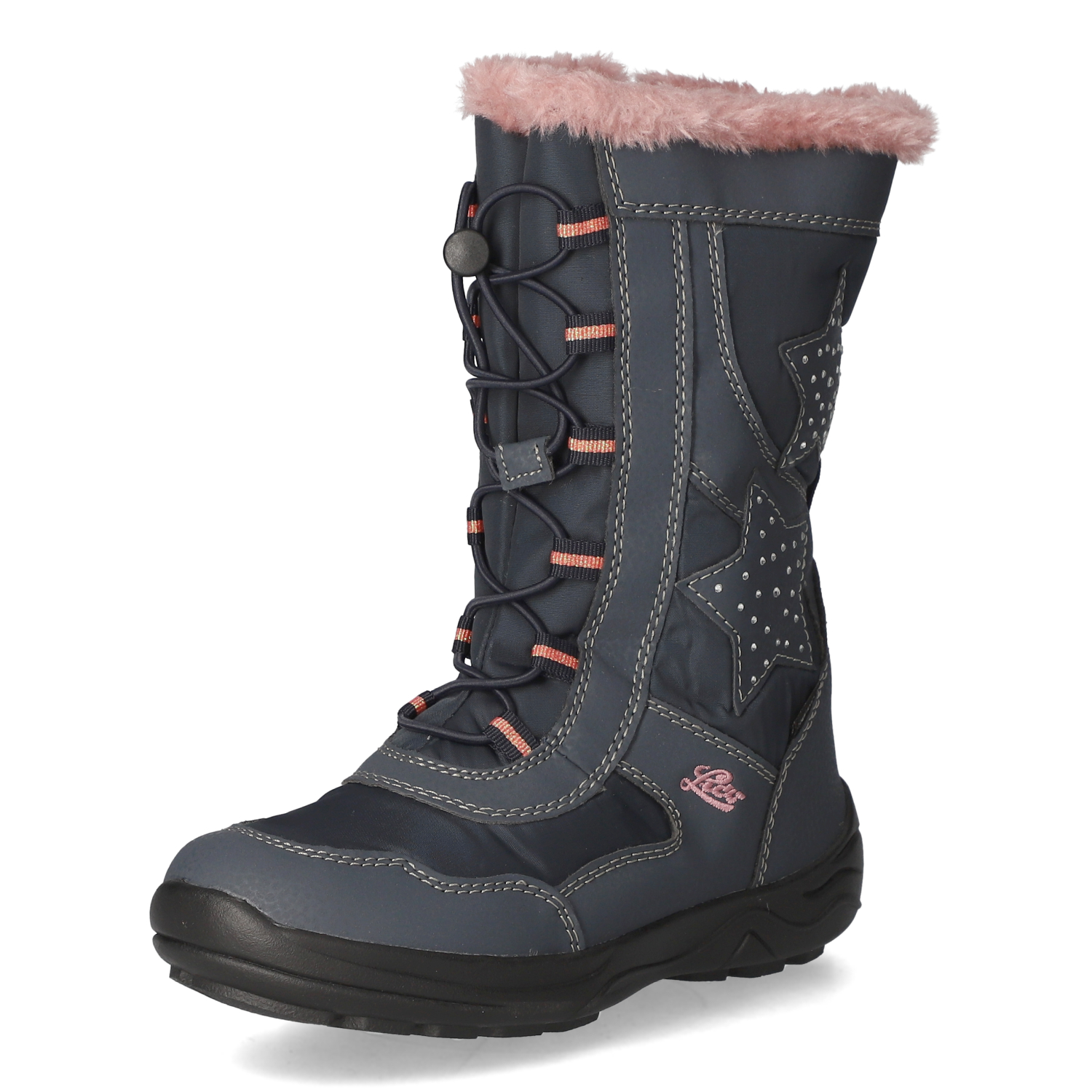 Lico Winterstiefel CATHRIN - marine/rosa