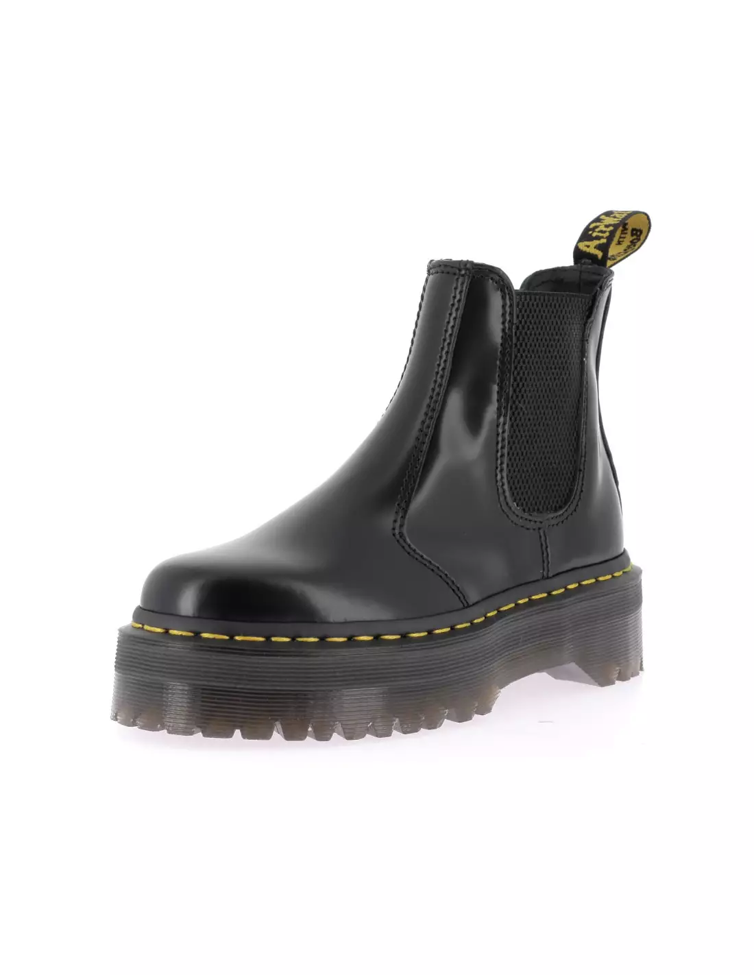 DR MARTENS 2976 QUAD - Chelsea Blackpolishedsmooth