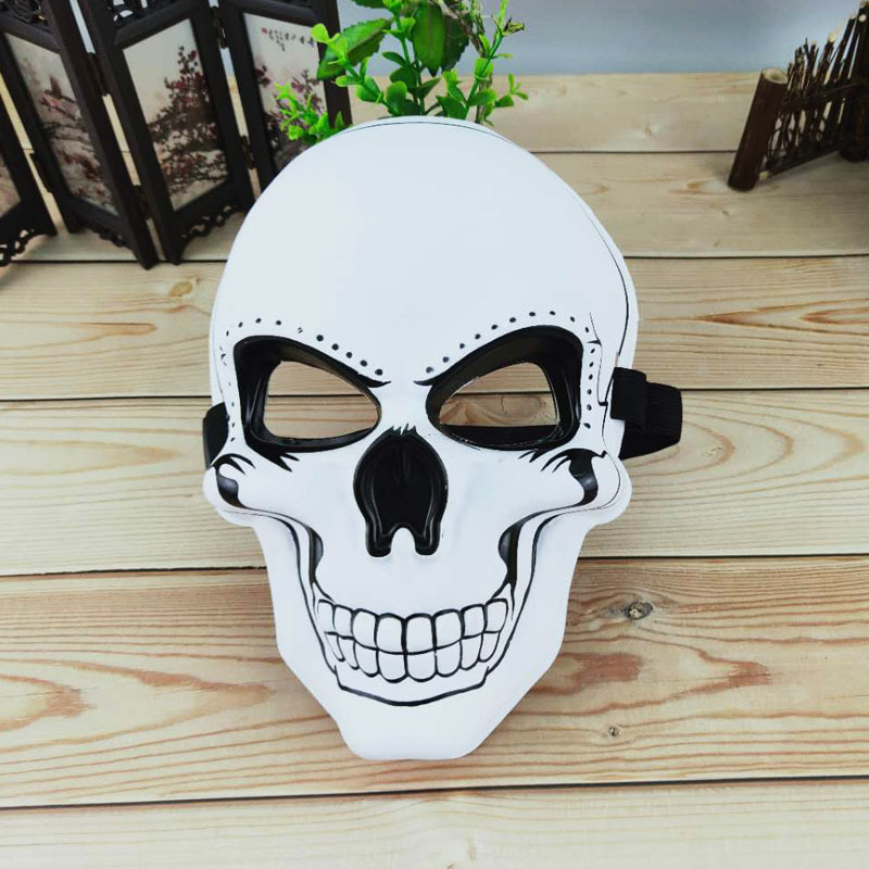 Grusel Maske Fasnachts Halbmaske Kostüm Zubehör Motto Party Accessoire Halloween Foto Requisite - Totenkopf