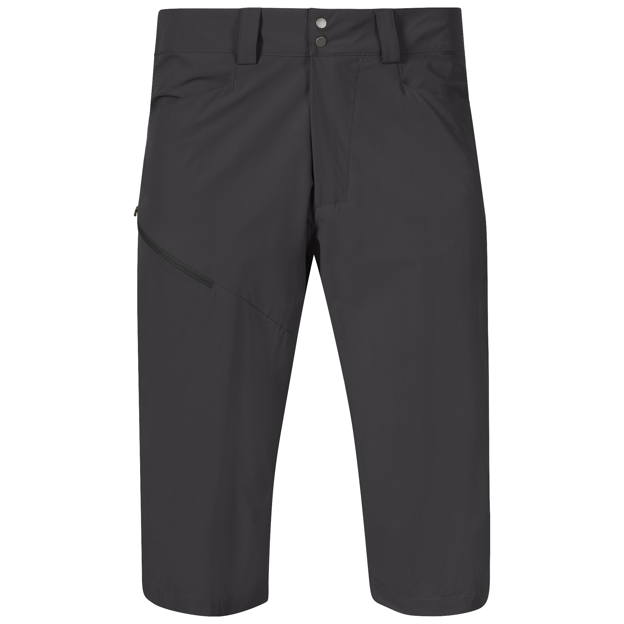Vandre Light Softshell Long Shorts Herre Dark Shadow Grey