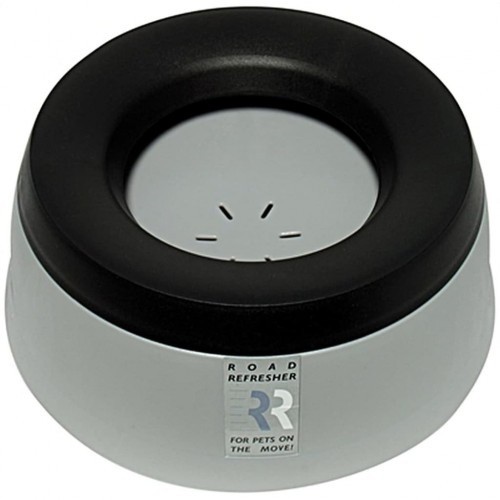 Bebedouro anti-gotejamento para cães e gatos, cinza