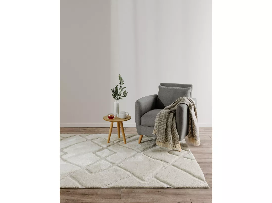 Tapis Elvy Crème 160x230 cm