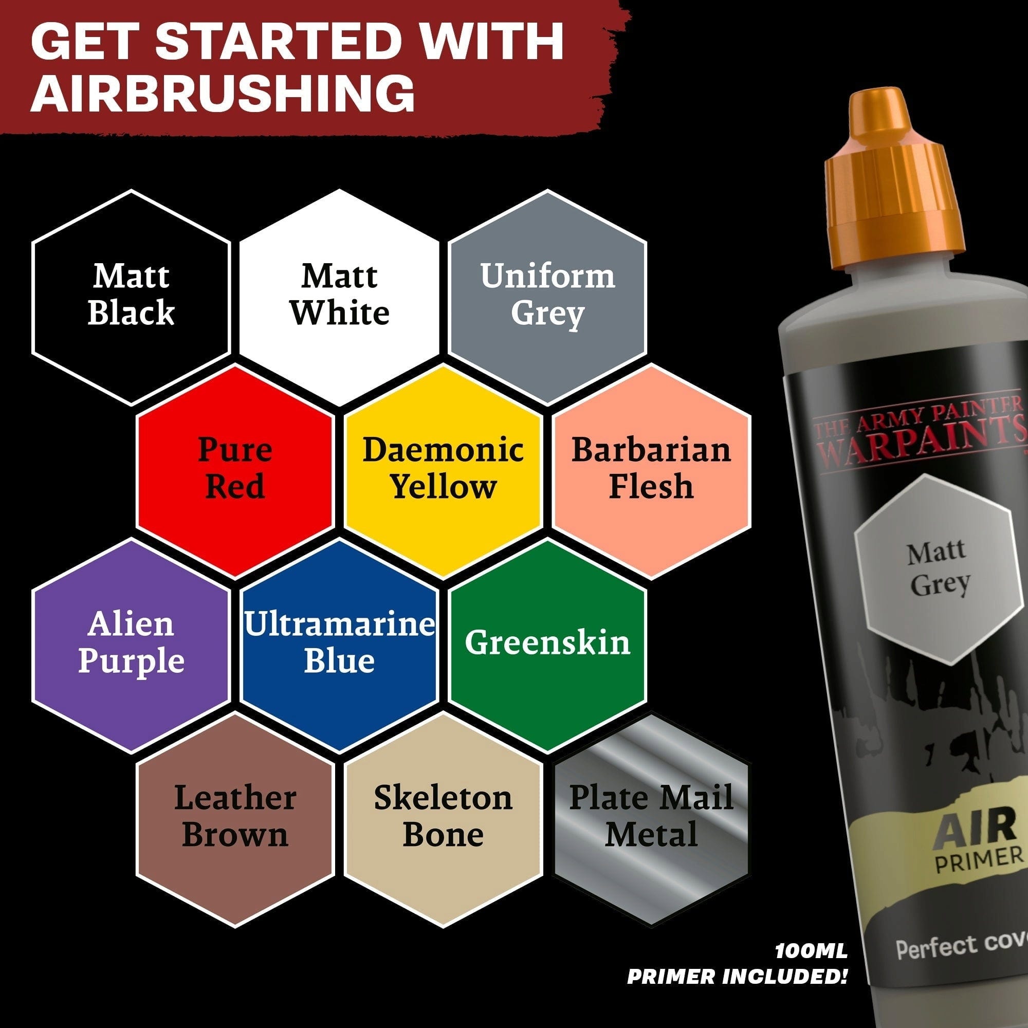 The Army Painter  Warpaints Air Starter Set    Airbrush-ready Farben für den perfekten Einstieg!