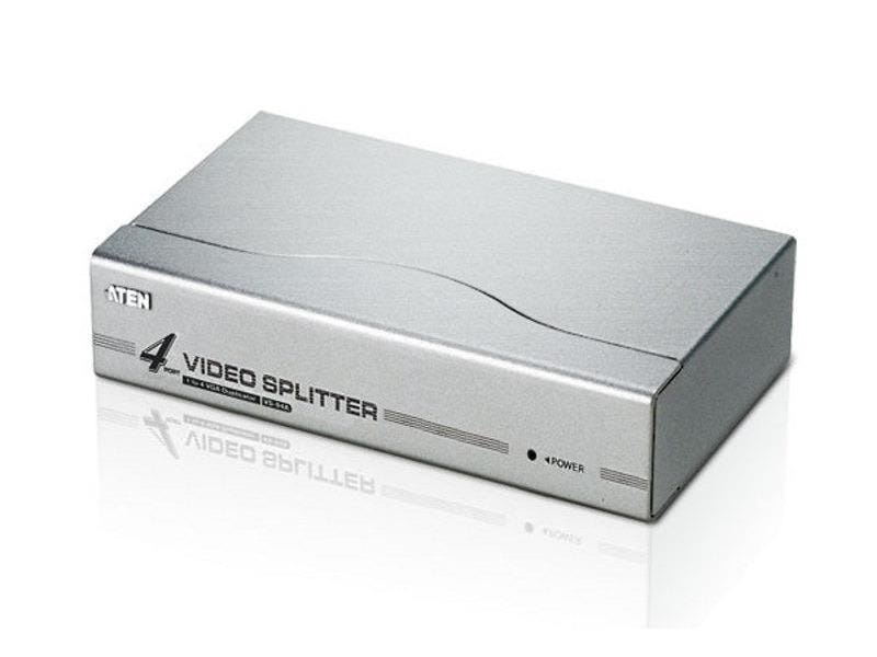 Aten 4-Port Signalsplitter VGA-VGA VGA-Grafik-Splitter und -Signalverstärker mit vier Ports