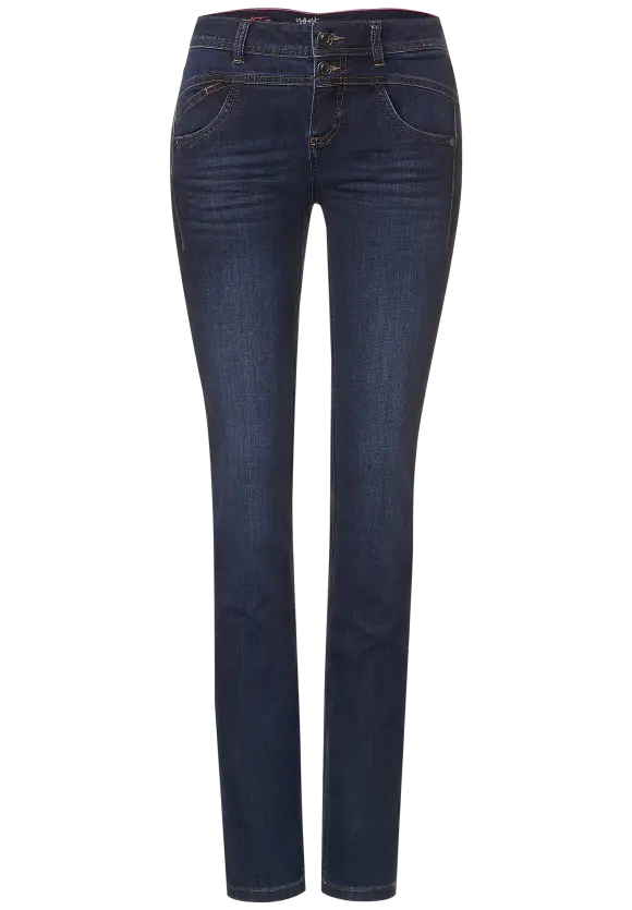Dunkle Casual Fit Jeans - dark indigo wash