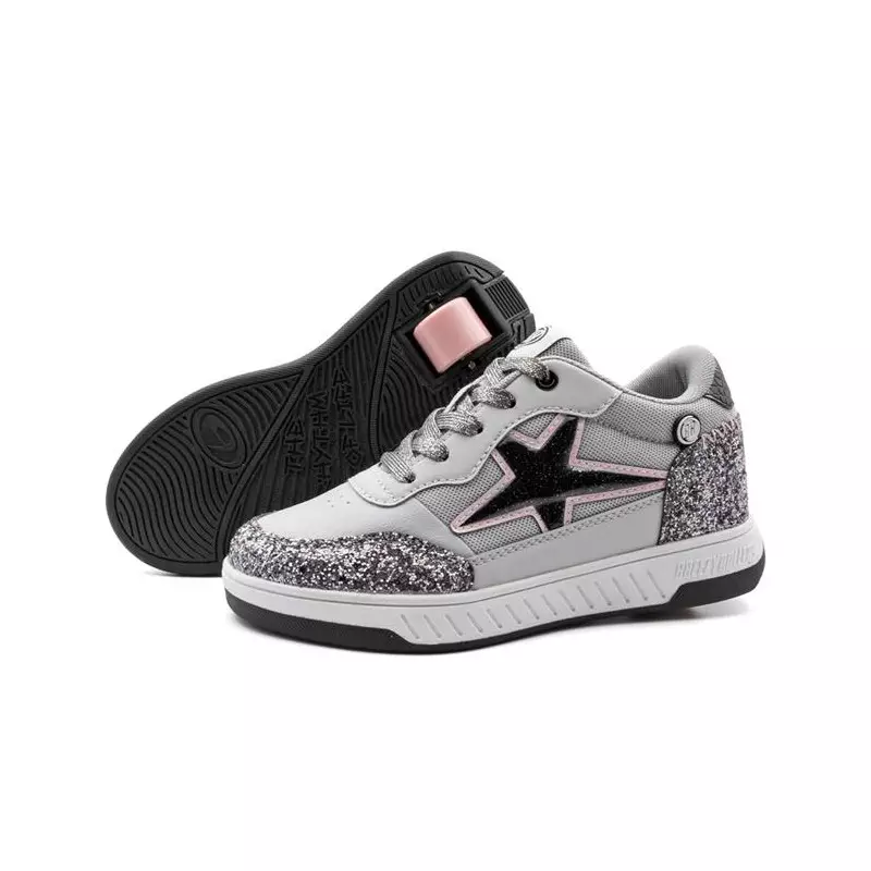 Chaussures à roulettes BREEZY ROLLERS Sparkle Silver/Grey