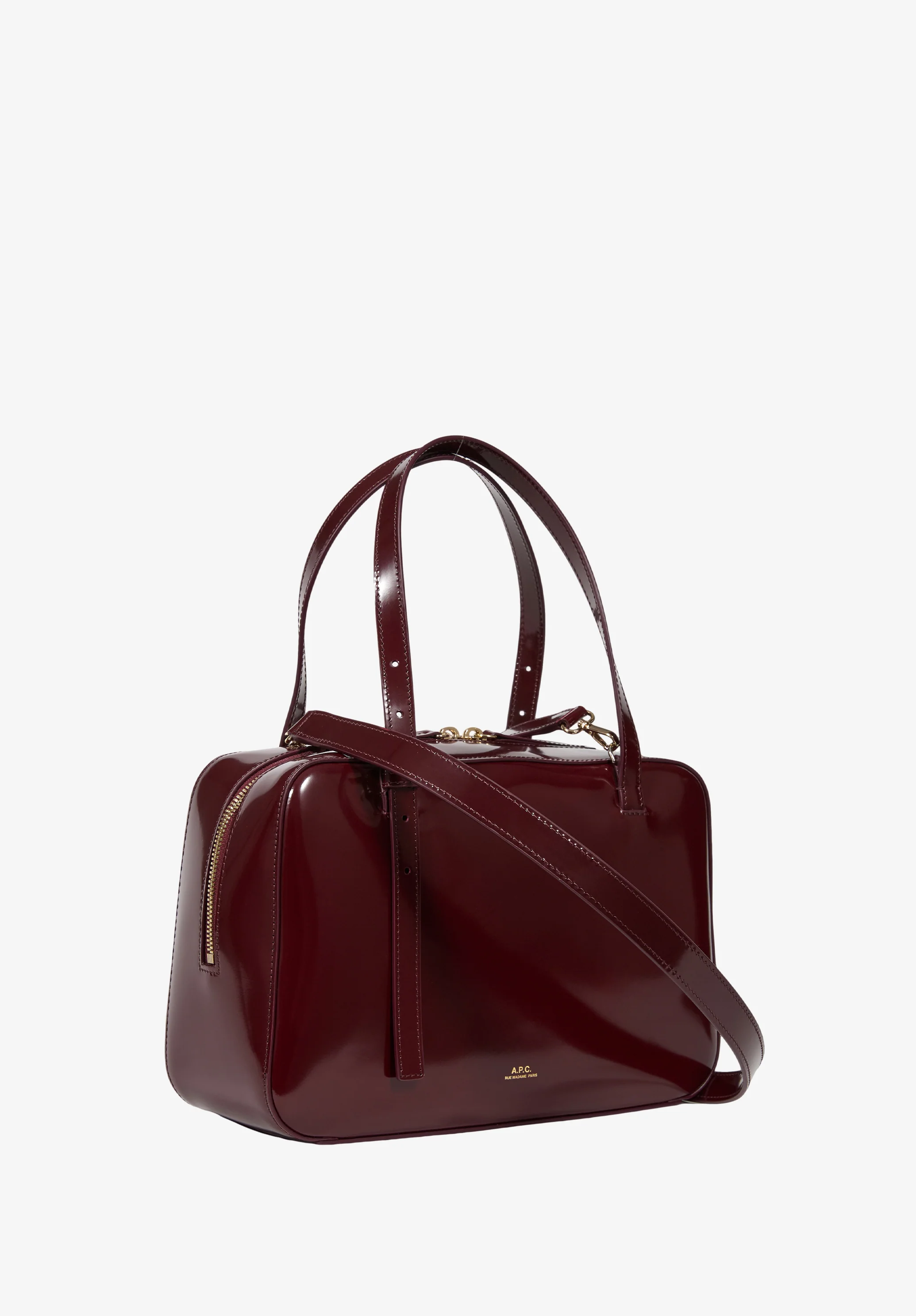 Sac Virginie Box - Bordeaux