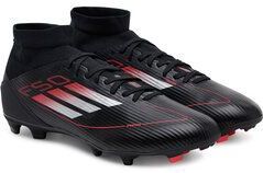 Adidas - f50 League FG/MG Mid - Voetbalschoen - Zwart - Katoen