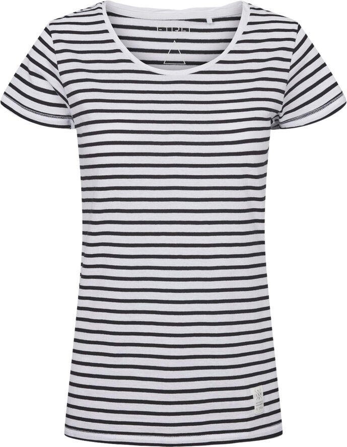 Etirel Nautic Stripe T-Shirt Hvid