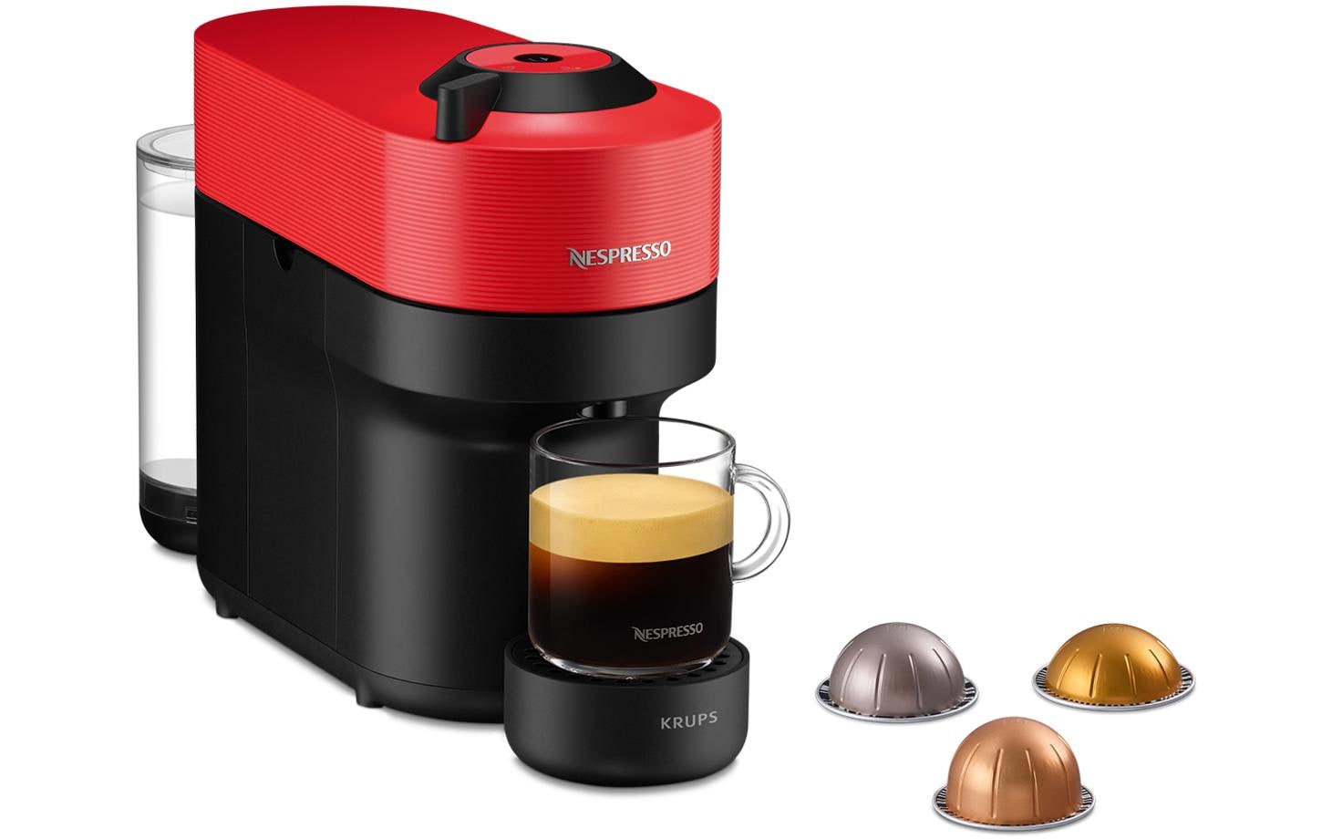 Kaffeemaschine Nespresso Vertuo Pop XN9205 Spicy RedKaffeemaschine