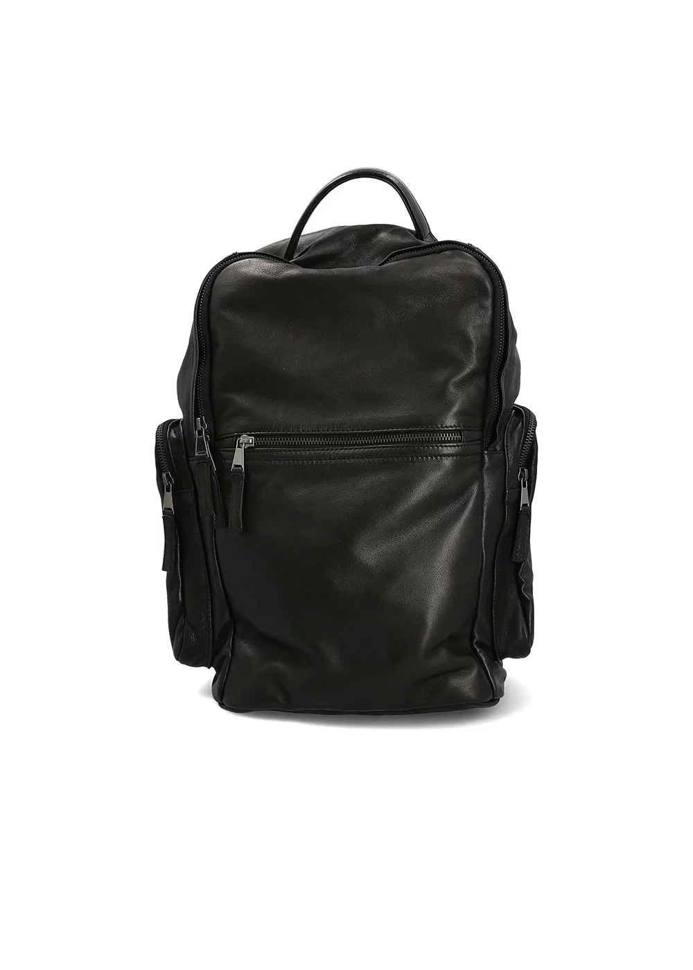 SAC A DOS FREDDY ZIP CUIR NOIR