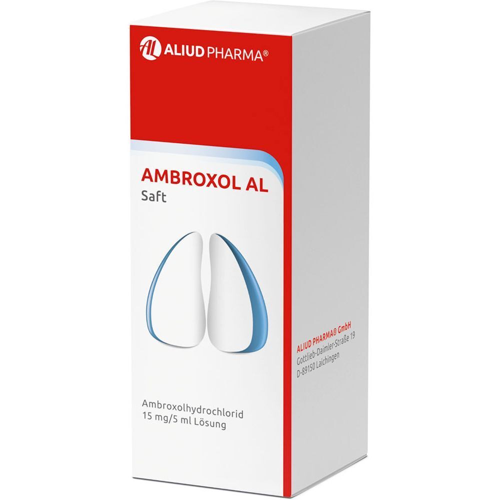 Ambroxol AL Saft zur Erleichterung des Abhustens bei erkältungsbedingter Bronchitis (Schleimlöser)