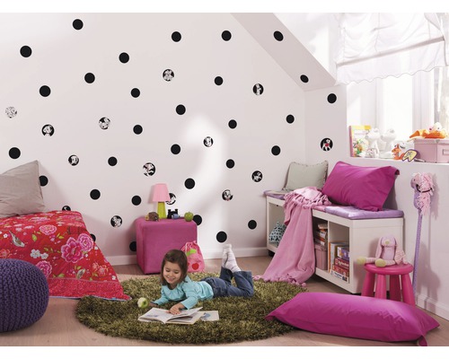 Muursticker Disney 101 Dalmatiërs Stippen 50x70 cm
