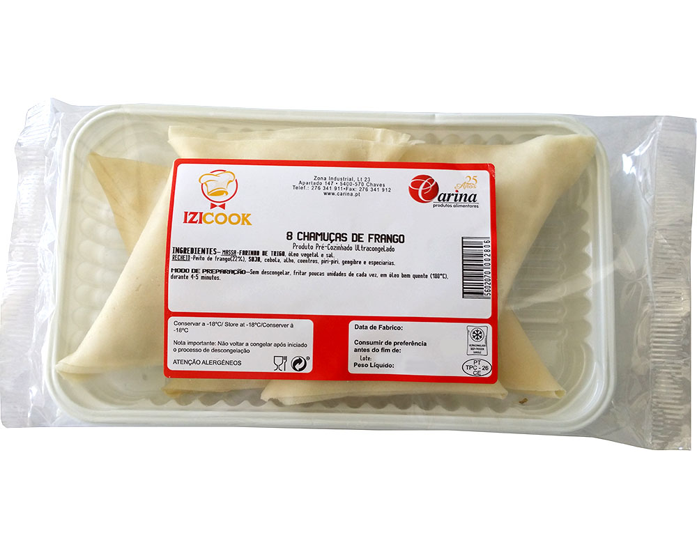 CHAMUÇAS IZICOOK DE FRANGO 8UN 260G