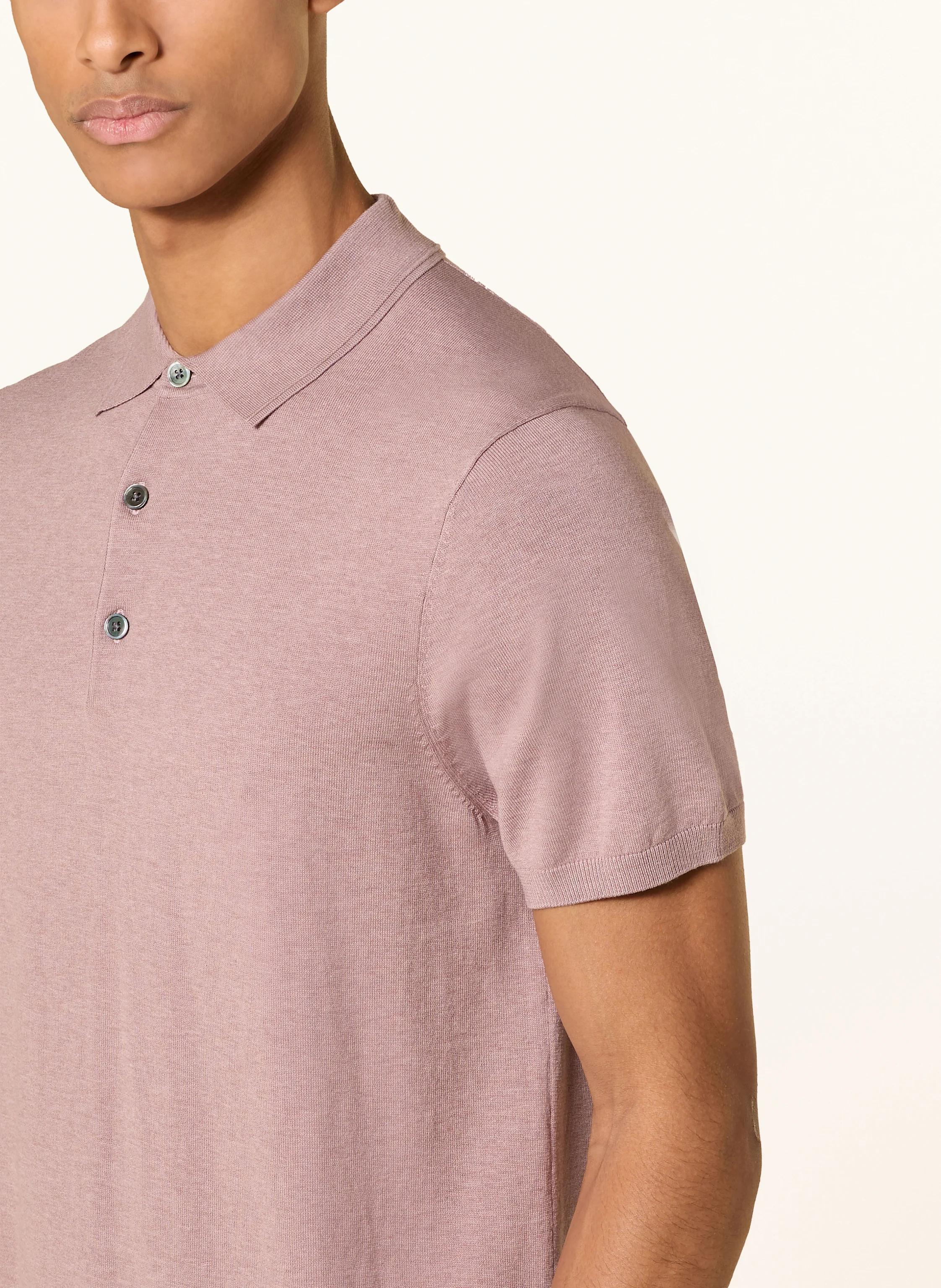 PROFUOMO Strick-Poloshirt