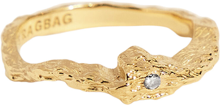 Ragbag Studio No. 11012A 18k gold plating with white cz