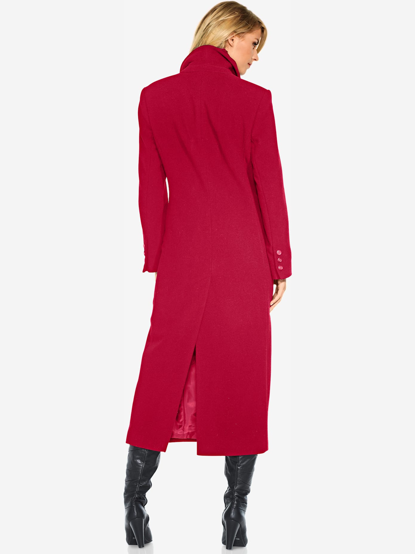 Manteau blazer coupe longue classique