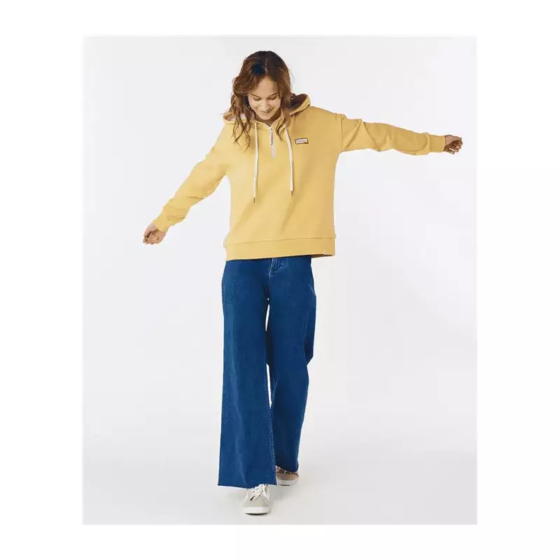 Sweat femme RIPCURL Latina Isla Fleece Hoodie Washed Yellow