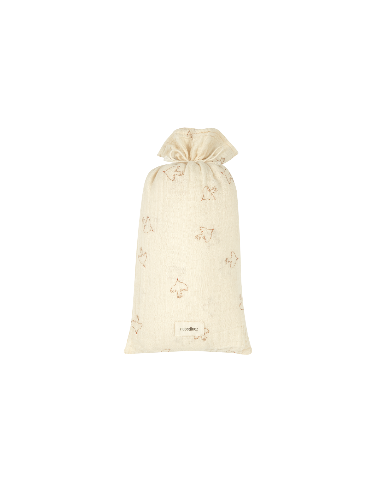 Housse de couette lit individuel en double gaze de coton lavée | Blanc